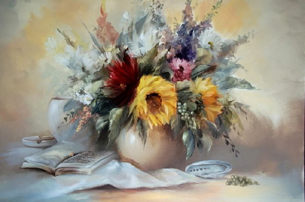 Bouquets Painting by Szechenyi Szidonia (9)